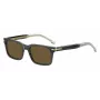BOSS BOSS1628SKB7 Occhiali da sole rettangolari da uomo Dark Havana Grigio