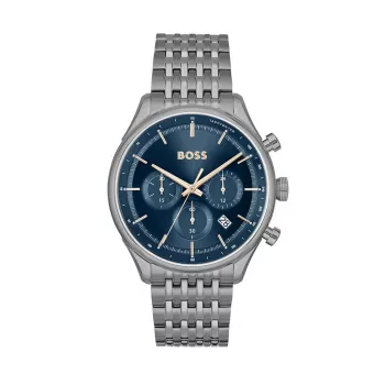 BOSS orologio uomo Skymaster cronografo quadrante blu acciaio 1514083