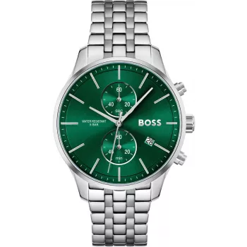 BOSS Orologio cronografo uomo Skymaster 1513975 42mm acciaio inox quadrante blu
