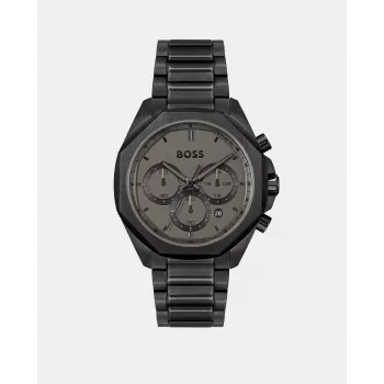 BOSS uomo Skymaster cronografo orologio 1514016 44mm acciaio inox quadrante blu