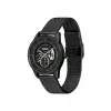 BOSS uomo Velocity cronografo orologio al quarzo 42mm quadrante blu acciaio inox mesh 1514035