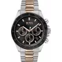 BOSS Orologio da uomo 1513757 43mm acciaio inox quadrante blu cinturino in pelle marrone cronografo