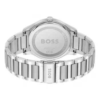 BOSS orologio uomo 1513979 Pilot Edition 43mm quadrante blu pelle marrone