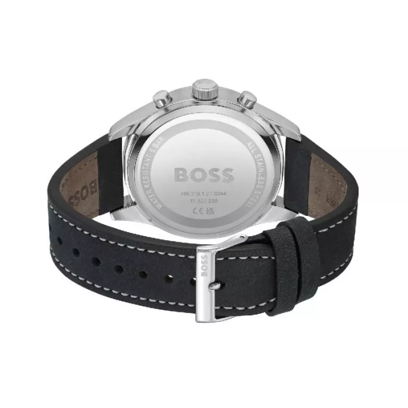 BOSS orologio uomo 1513987 44mm acciaio inox quadrante blu cronografo