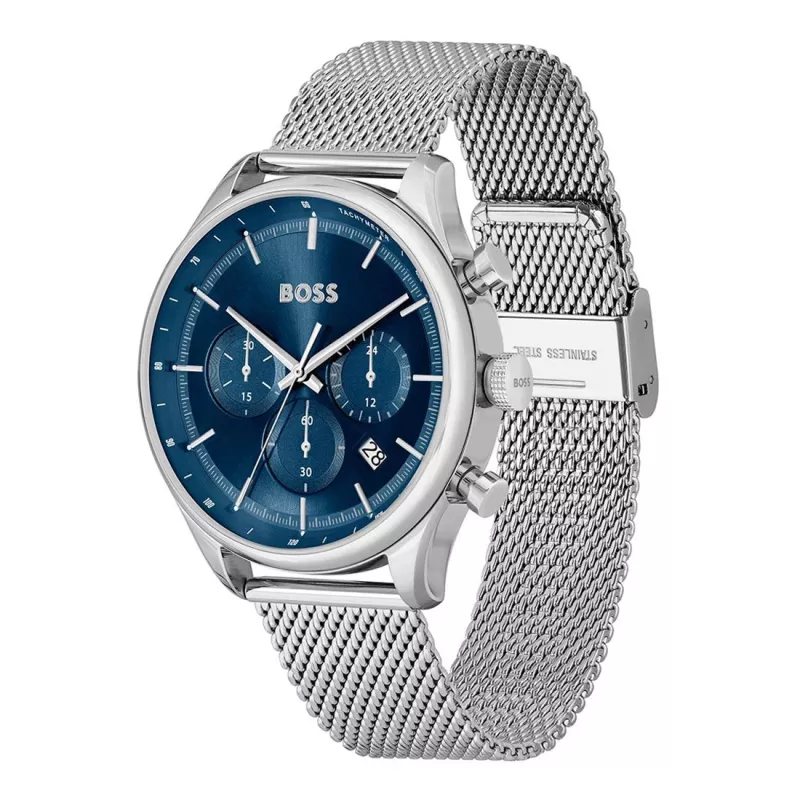 BOSS orologio uomo 1514052 (45 mm) acciaio cronografo