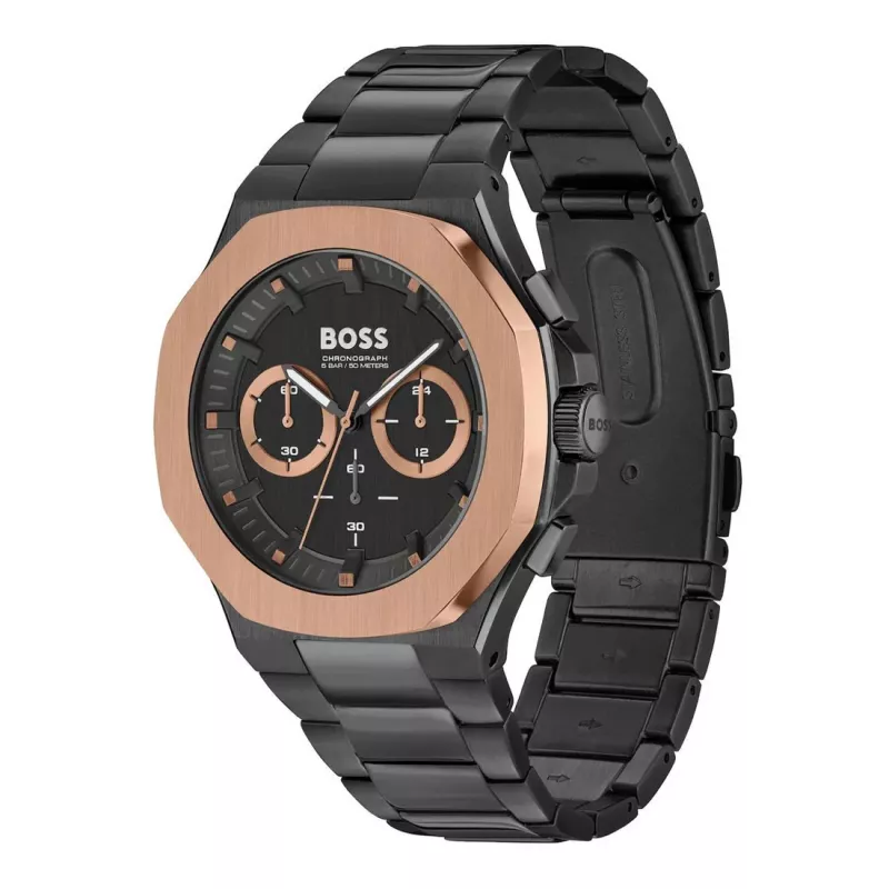 BOSS orologio uomo 1514090 45mm acciaio inox cronografo