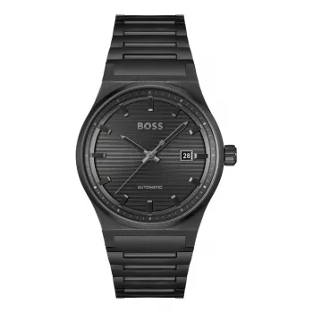 BOSS Orologio uomo 1514120 Skymaster 40mm quadrante blu cinturino in pelle marrone