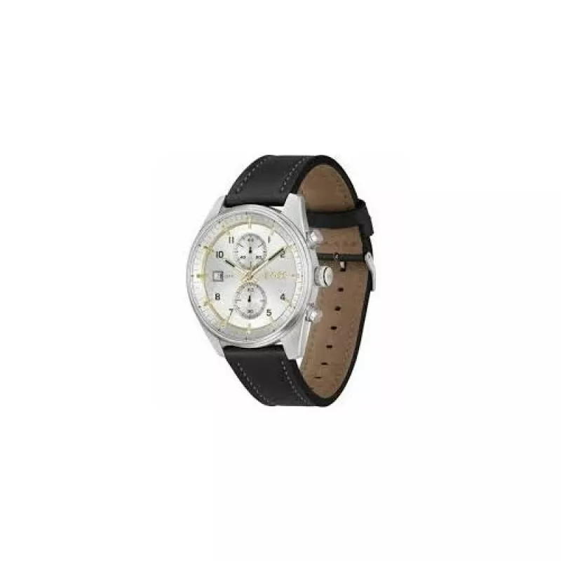 BOSS Orologio uomo 1514147 44mm acciaio inox quadrante blu cronografo