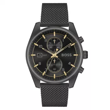 BOSS orologio uomo 1514150 (44mm) - quadrante blu, acciaio inox