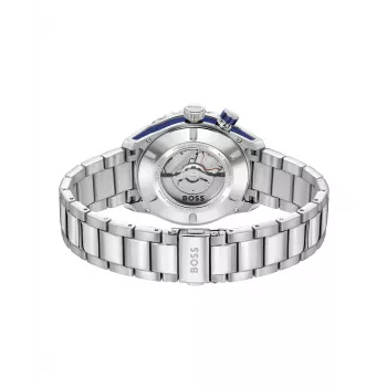 BOSS orologio uomo 1514177 42mm acciaio inox quadrante blu cronografo