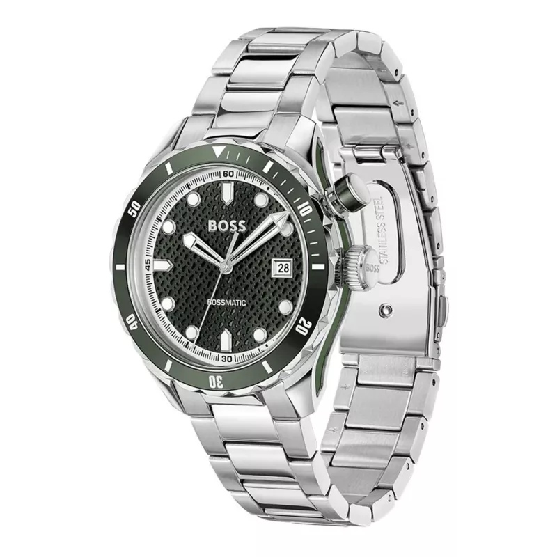 BOSS Orologio uomo 1514178 42mm acciaio inox quadrante blu cronografo