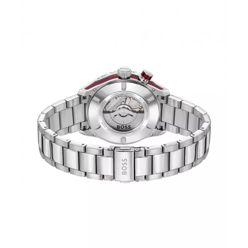 BOSS orologio da uomo 1514179 42mm acciaio inox quadrante blu cronografo