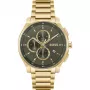 BOSS orologio uomo 1514190 44mm quadrante blu cinturino in pelle marrone cronografo al quarzo
