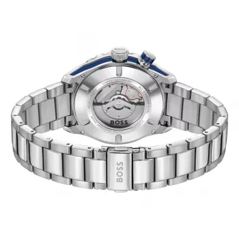 BOSS orologio uomo 1514212 42mm acciaio quadrante blu cronografo