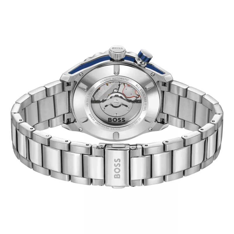 BOSS orologio uomo 1514212 42mm acciaio quadrante blu cronografo