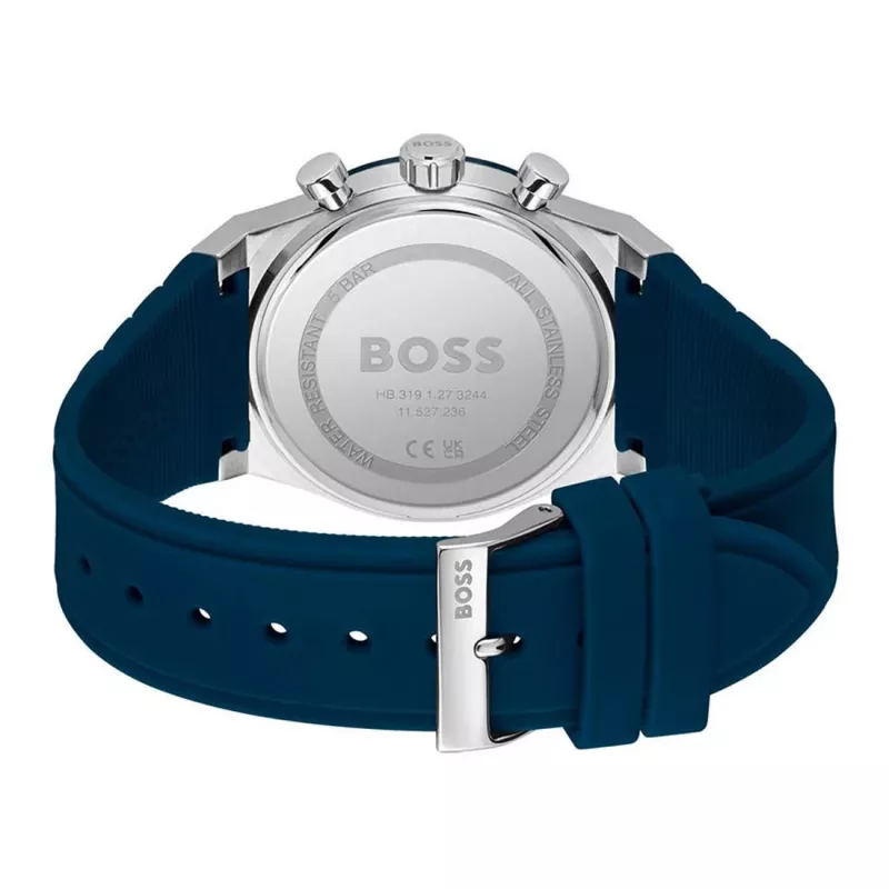 BOSS Orologio uomo 1514243 41mm acciaio inox quadrante blu cronografo