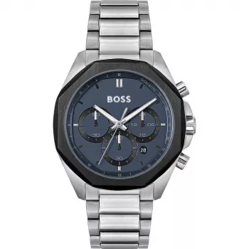 BOSS Skymaster cronografo uomo 1514015 43mm acciaio inox quadrante blu