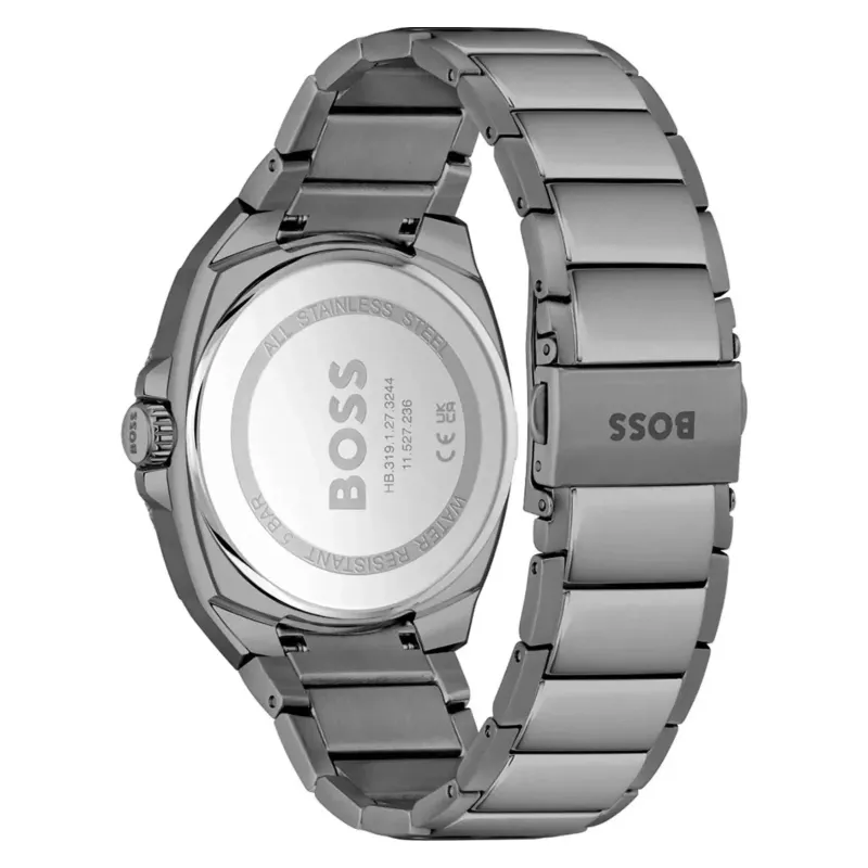 BOSS Skymaster orologio uomo al quarzo 1514137 41mm quadrante blu acciaio inox mesh