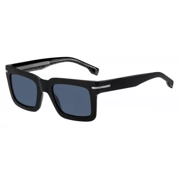 BOSS SUNGLASSES BOSS MAN BOSS1501SINA Montatura rettangolare in acetato 51/22/145 mm Nero/Grigio