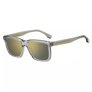 BOSS Occhiali da sole BOSS1317SKB7C Uomo Quadrati Havana Montatura in acetato Lenti marroni UV400