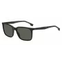 BOSS Occhiali da sole BOSS1579S807 Uomo Square Acetato Montatura nera Lenti grigie 57/17/145 mm