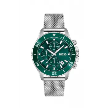 Orologio cronografo uomo BOSS Velocity 1513905 46mm silicone nero