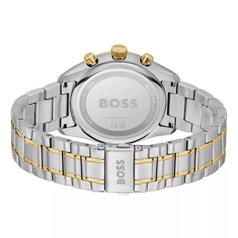 BOSS Velocity Orologio uomo cronografo al quarzo 1514227 44mm silicone nero