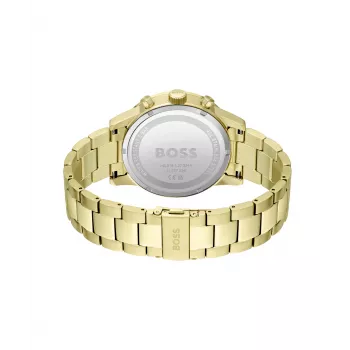 BOSS Orologio uomo 1513923 (46mm) - quadrante blu, cronografo in acciaio inox