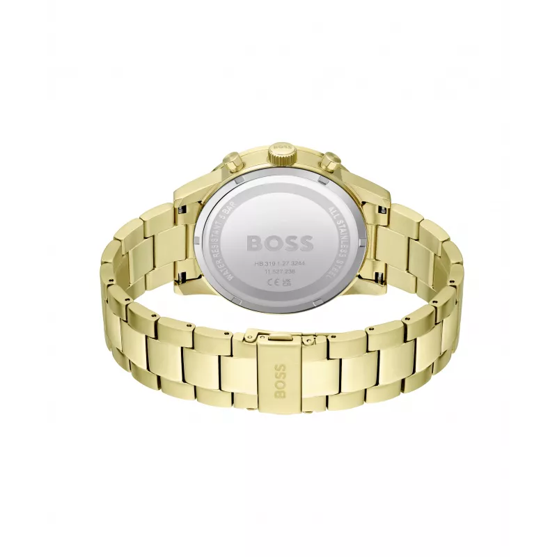 BOSS Orologio uomo 1513923 (46mm) - quadrante blu, cronografo in acciaio inox