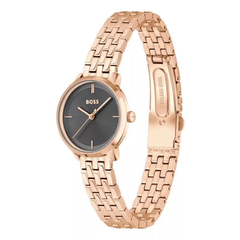 BOSS Orologio donna 1502820 Al quarzo 28mm Acciaio inox Maglia Argento