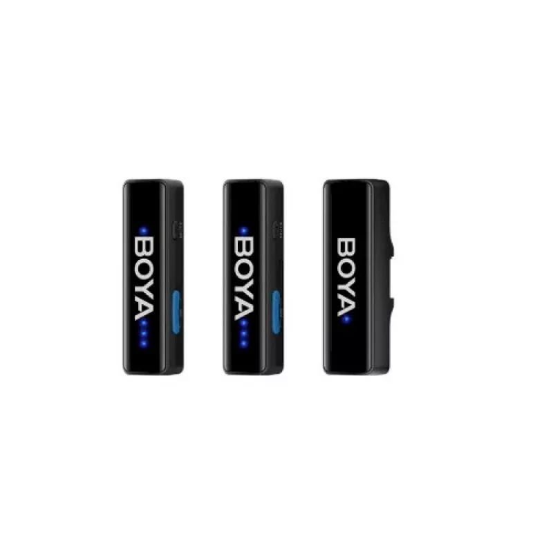 BOYA BOYALINK-2-C2 sistema microfonico wireless a doppio canale con uscita USB-C e 3,5 mm
