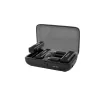 BOYA BOYALINK-TX sistema microfonico wireless, 2,4 GHz, 1 ricevitore e 2 trasmettitori, autonomia della batteria ultra lunga, nero