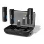 BOYA BOYALINK-TX Sistema microfonico wireless, 2,4 GHz, 1 ricevitore e 2 trasmettitori, autonomia della batteria estremamente lunga, nero
