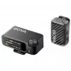 BOYA BOYAMIC 2-02 sistema microfonico wireless 2,4GHz, riduzione del rumore basata su IA, 2 ricevitori + 1 trasmettitore (USB-C) nero