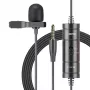 BOYA BY-M1S microfono lavalier omnidirezionale, connettore 3,5 mm, nero