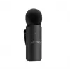 BOYA BY-V4 sistema microfonico wireless 2,4GHz con 4 trasmettitori e 1 ricevitore (connettore da 3,5mm) nero
