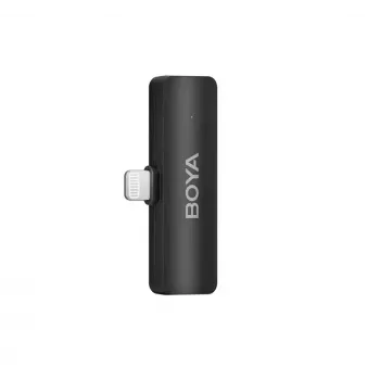 BOYA BY-V4D Sistema di microfoni wireless con 4 trasmettitori e 1 ricevitore Lightning (nero)