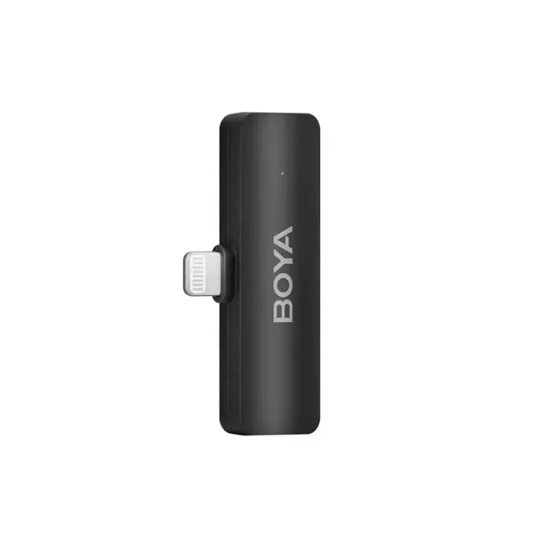 BOYA BY-V4D Sistema di microfoni wireless con 4 trasmettitori e 1 ricevitore Lightning (nero)