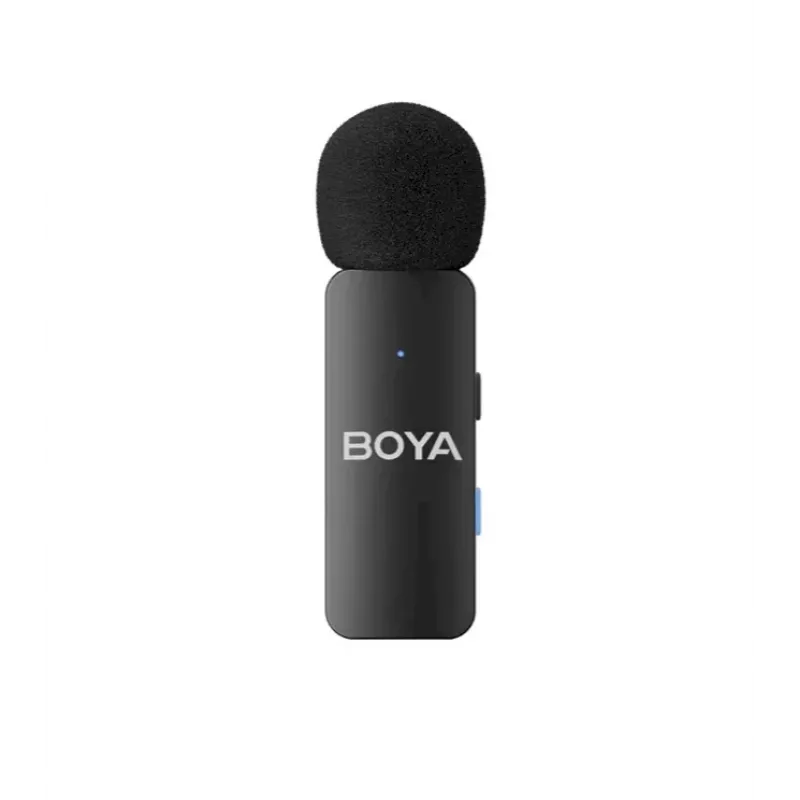 BOYA BY-V4D Sistema di microfoni wireless con 4 trasmettitori e 1 ricevitore Lightning (nero)