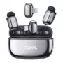 Microfono wireless Boya mini 2-01 Lightning/USB-C, argento lunare (BOYA mini 2-01-Space Gray)