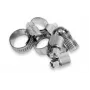 Fascetta stringitubo BRADAS con vite senza fine 32-50mm, 100 pezzi, acciaio inox W2