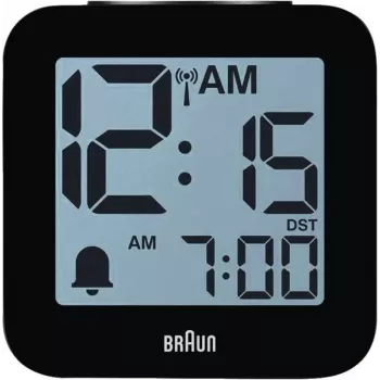 Braun BC 25 BP-DCF radiosveglia con sintesi vocale, nero (60077)