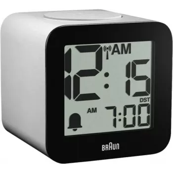 Braun BC 25 WP-DCF sveglia radiocontrollata bianca con sintesi vocale (60076)