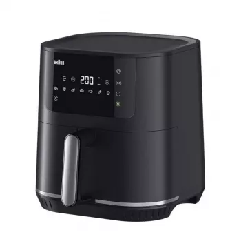 Braun MultiFry 5 HF 5034I Friggitrice ad aria, 6 L, nero, touchscreen digitale