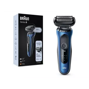 Braun Series 61 - B1000s rasoio elettrico umido e asciutto blu