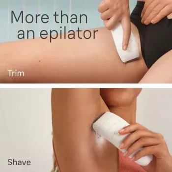 Braun Silk-épil 5-041 Epilatore a secco con 28 pinzette MicroGrip, SensoSmart, Smartlight, bianco/rosa