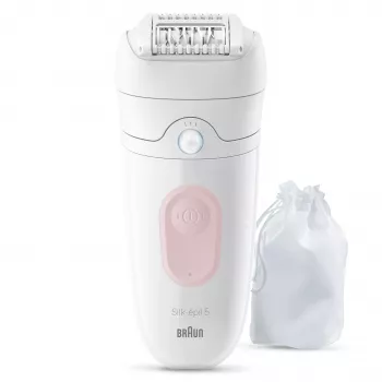 Braun Silk-epil 5 SE5-011 epilatore bianco/rosa