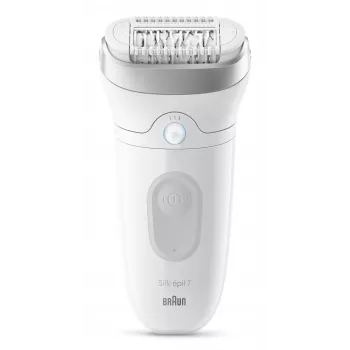 Braun Silk-epil 7 SE7-000 Epilatore bianco/argento