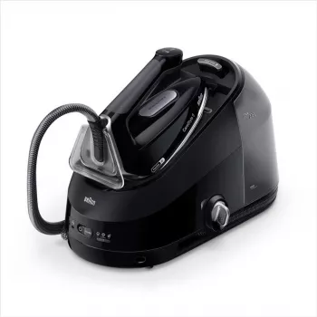 BRAUN Generatore di vapore IS5249BK - 2400 W, 7,5 bar, serbatoio 2 L, nero/grigio