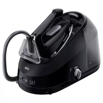 BRAUN Generatore di vapore IS5249BK - 2400 W, 7,5 bar, serbatoio 2 L, nero/grigio